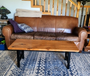 Texas pecan coffee table