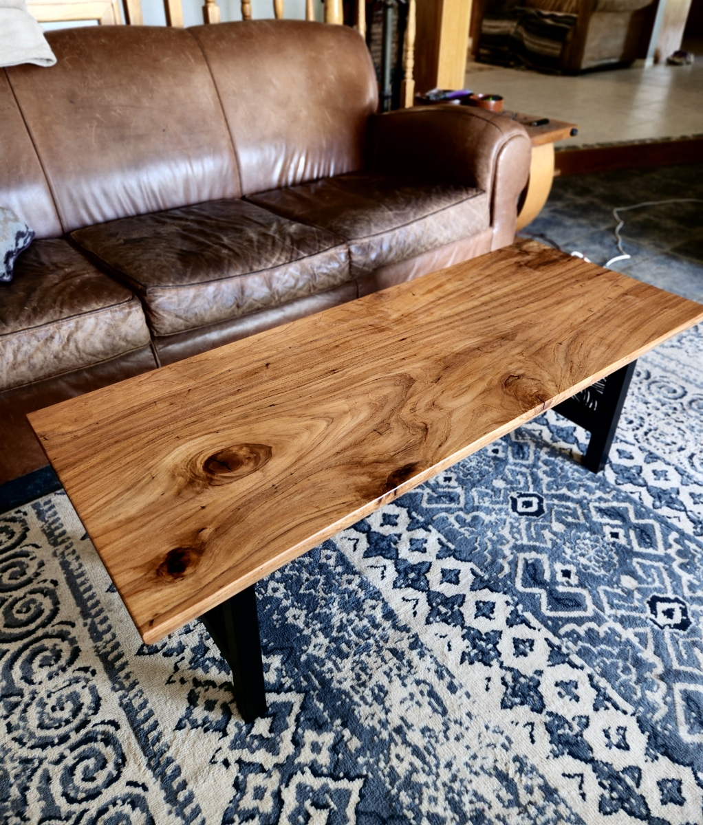 Texas Pecan coffee table for sale